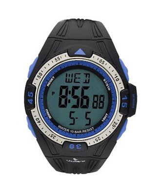 Laurens M077J901Y Technical Digital Multifunction Diving Memory Black Resin