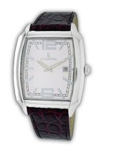 Le Chateau 7013M_SIL Leather Band and Date