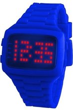 LED LED-BE-STP Unisex Digital Blue Dial And Pu Strap