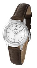 Limit Quartz with White Dial Analogue Display and Brown PU Strap 6928.01