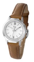 Limit Quartz with White Dial Analogue Display and Brown PU Strap 6929.01
