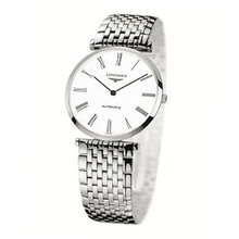 Longines La Grande ETA 2000 Ultra Thin Automatic White Dial Glassback