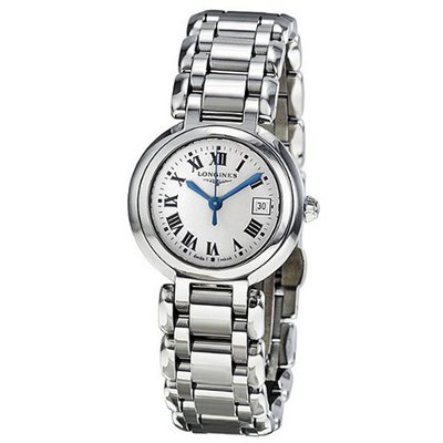 Longines PrimaLuna Silver Dial Stainless Steel Ladies L81104716