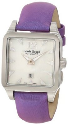 Louis Erard 20700AA04.BDS63 Emotion Square Automatic Purple Satin