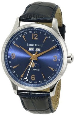 Louis Erard 31218AA15.BDC37 1931 Analog Display Automatic Self Wind Blue