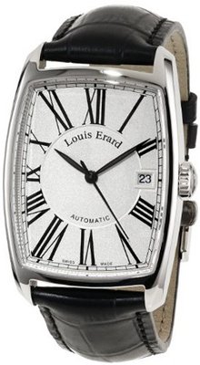 Louis Erard 69212AA01.BDC51 1931 Stainless Steel and Black Leather Automatic Self-Winding
