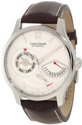 Louis Erard 87221AA01.BDCL52 1931 Automatic Silver Dial Power Reserve Date
