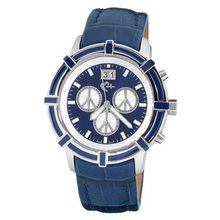 Love Peace and Hope Midsize LPE03 Time for Peace Blue Chronograph