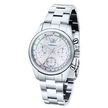Ltd Ladies Quartz with Mother Of Pearl Dial Analogue Display and Silver Stainless Steel Bracelet LTD 340101