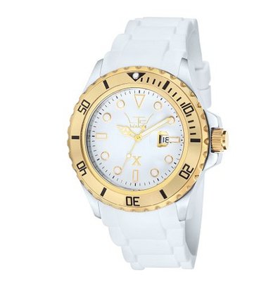 LTD X Collection Quartz with White Dial Analogue Display and White Silicone Strap LTD 330103