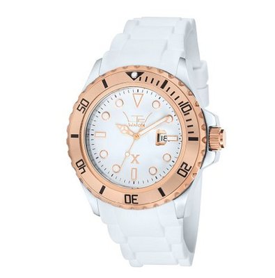 LTD X Collection Quartz with White Dial Analogue Display and White Silicone Strap LTD 330104