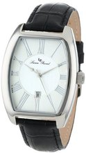 Lucien Piccard 10029-02S Grivola Ortlet Silver Dial Black Leather