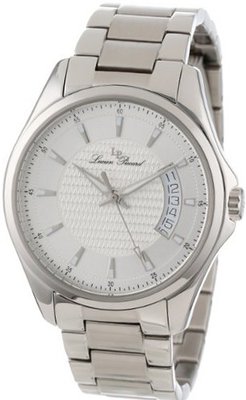 Lucien Piccard 98660-22S Excalibur Silver Textured Dial Stainless Steel
