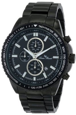 Lucien Piccard LP-12552-BB-11 Cartagena Analog Display Japanese Quartz Black