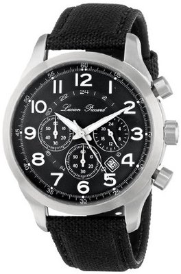 Lucien Piccard LP-72376-01 Treviso Analog Display Japanese Quartz Black