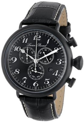 Lucien Piccard LP-72414-BB-01-SA Trieste Analog Display Swiss Quartz Black