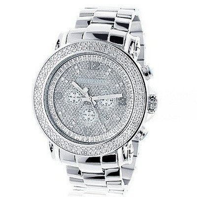 Luxurman Diamond Chronograph 0.25ct Oversized