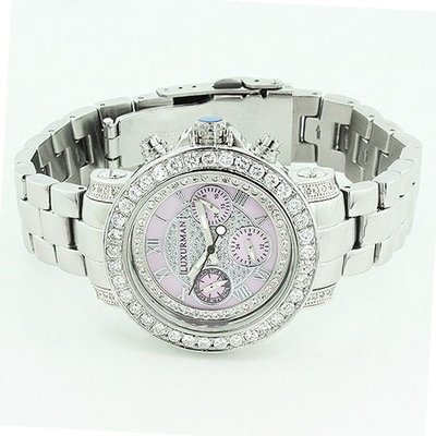 Luxurman es: Ladies Diamond 3ct Pink