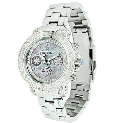 Luxurman Ladies Diamond 0.30ct Pink