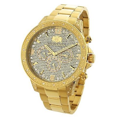 Luxurman Liberty Diamond 0.5ct Yellow Gold Plated