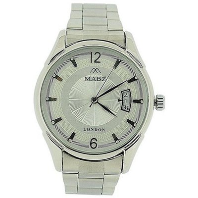 Mab London Automatic Gents All Stainless Steel Silver Dial Calendar/Date