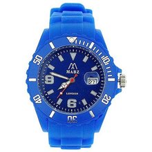 Mab London Unisex Glow In The Dark Royal Blue Silicone Strap Party