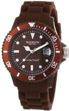 Madison Candy Time Chocolate Dial Chocolate Silicone Unisex U4167-19-2