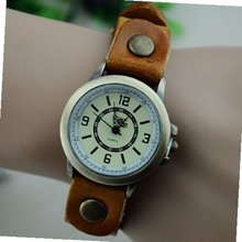 MagicPiece Handmade Vintage Style Leather For  Cow Leather Belt for  in 3 Colors: Light Brown