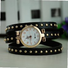 MagicPiece Handmade Vintage Style Leather For  Thin Belt Wrap in 8 Colors: Black