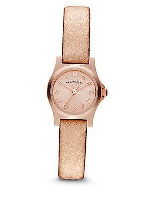 Marc by Marc Jacobs MBM1298 Rose Gold Metallic Henry Dinky Ladies