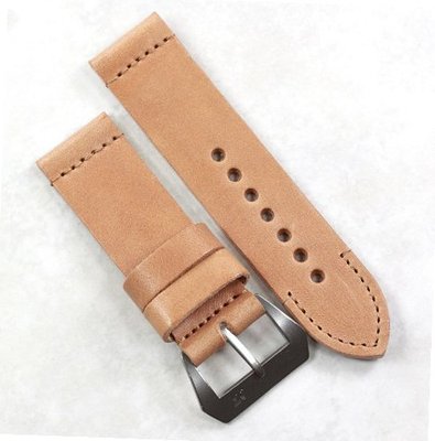 Mario Paci Special Edition "Private Reserve" in Tan with MP sewn in Pre-V buckle 24/24 115/75