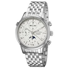 Maurice Lacroix LC6078-SS00213E Les Classiqu Silver Chronograph Dial Bracelet