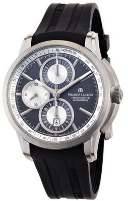 Maurice Lacroix PT6188-TT031830 Pontos Pontos Black Silicone Strap