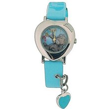 Childrens-Girls Analogue Me To You Tatty Teddy Blue Strap With Charm MTY3B