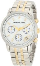 Michael Kors MK5057 Two-Tone Chronograph with Stones