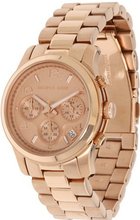 Michael Kors MK5128 Quartz Rosegold Round Dial Rosegold Band