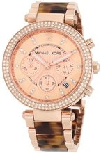 Michael Kors MK5538 Parker Tortoise & Rose Gold-Tone