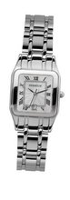 Michel Herbelin Luna Quartz with White Dial Analogue Display and Silver Stainless Steel Bracelet 12847/B08