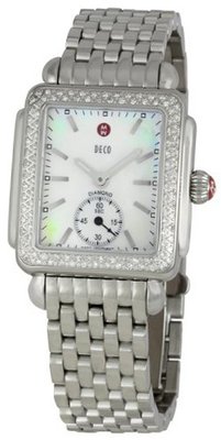 Michele MWW06V000001 Deco 16 Mother-Of-Pearl Dial