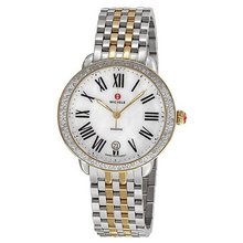 Michele Serein Mother of Pearl Dial Two-tone Ladies MWW21B000007