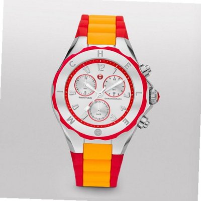 MICHELE Tahitian Jelly Bean, Red Colorblock