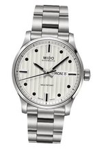 Mido M0054301103100 Multifort M005.430.11.031.00 White Dial Stainless Steel Case Automatic Movement