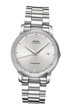 Mido M0104081103100 Baroncelli Iii M010.408.11.031.00 Silver Dial Stainless Steel Case Automatic Movement