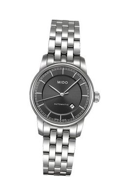 Mido M76004131 Baroncelli II Ladies - Grey Dial Stainless Steel Case Automatic Movement