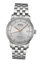 Mido M86004101 Baroncelli II M8600.4.10.1 Silver Dial Stainless Steel Case Automatic Movement