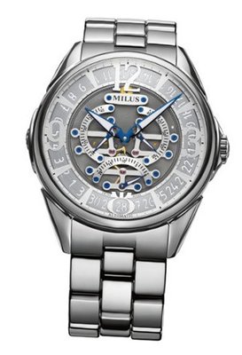 Milus - Tirion Triretrograde- Stainless Steel Automatic 42mm