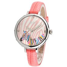 MINI Korean fashion student waterproof luxury es / zebra es Pink