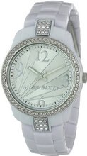 Miss Sixty Ladies Sra007 In Collection Jungle, 3 H and S, Silver Dial and Write Strap
