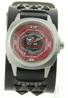 Cage Fighter Wide Genuine Leather Band Cf332010bsrd