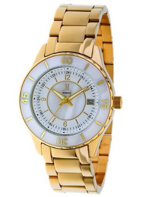 Momentus Gold Plated Stainless Steel White Ion Bezel TC146G-09SG
